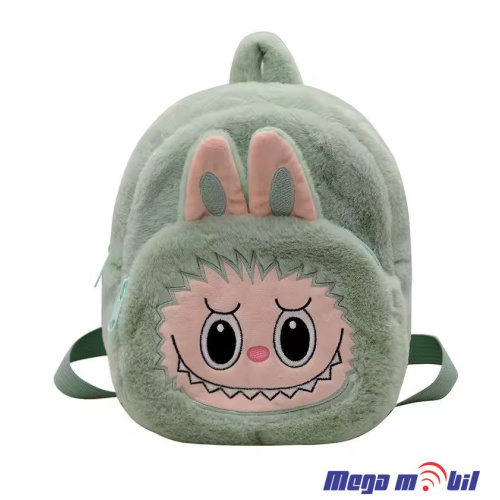 Labubu Big Head Ranec green