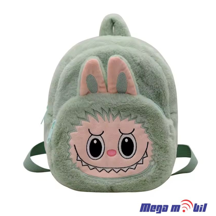 Labubu Big Head Ranec green