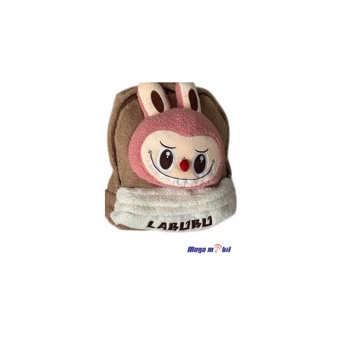 Labubu Berber Fleece Ranec pink