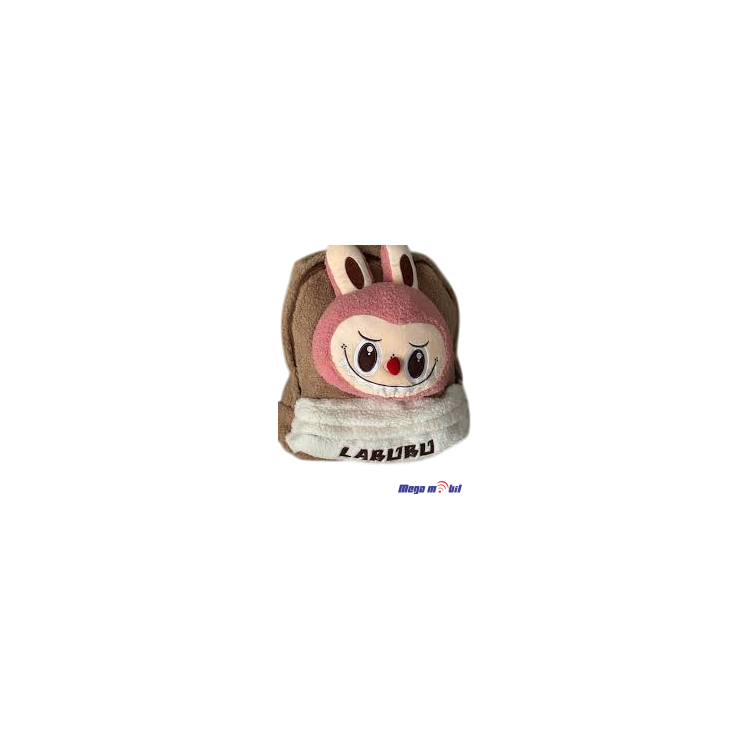 Labubu Berber Fleece Ranec pink