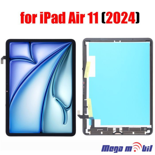 Ekran iPad Air 13 (2024) A2899/2900/A2898 komplet black