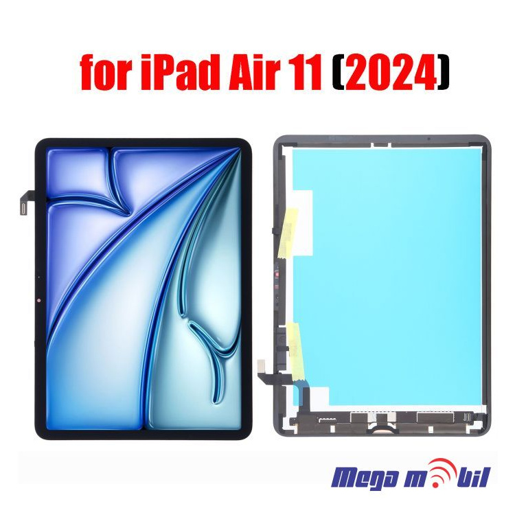 Ekran iPad Air 13 (2024) A2899/2900/A2898 komplet black