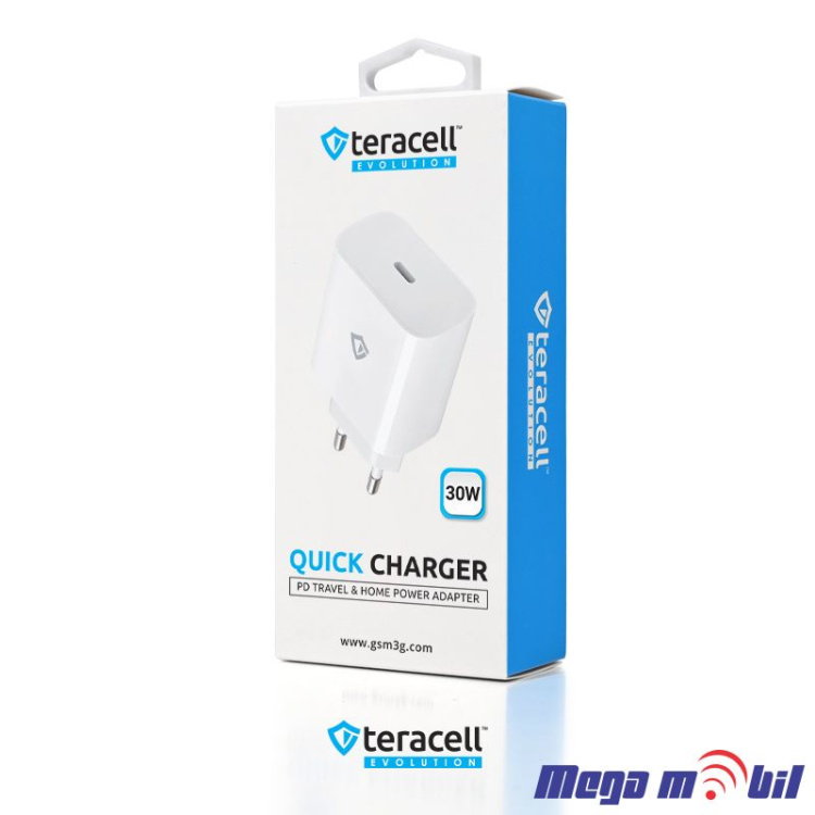 Polnac 220V Type C Teracell Evolution TC-18 PD 30W white 