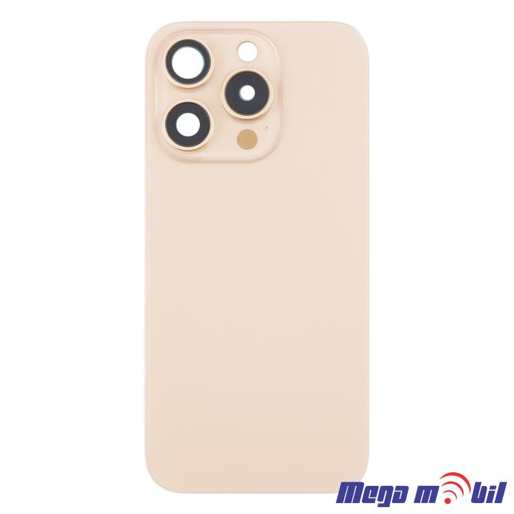 Zadno staklo iPhone 16 Pro Desert so magneti za wireless i stakla za kamera 