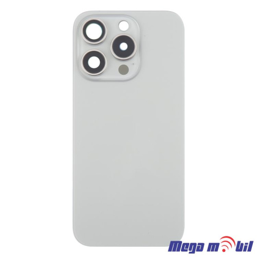 Zadno staklo iPhone 16 Pro Max Natural so magneti za wireless i stakla za kamera 