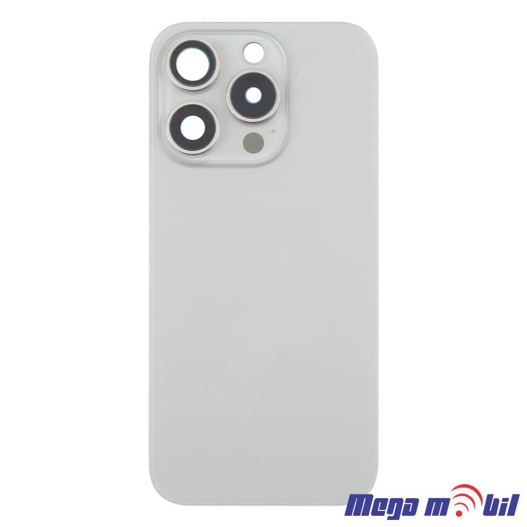 Zadno staklo iPhone 16 Pro Max Natural so magneti za wireless i stakla za kamera 