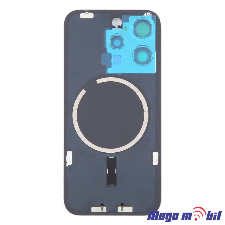 Zadno staklo iPhone 16 Pro Max Natural so magneti za wireless i stakla za kamera 