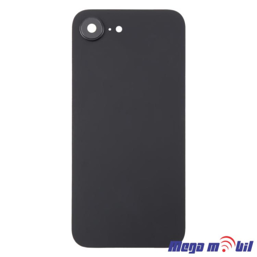 Zadno staklo iPhone 16e Black so stakla za kamera 