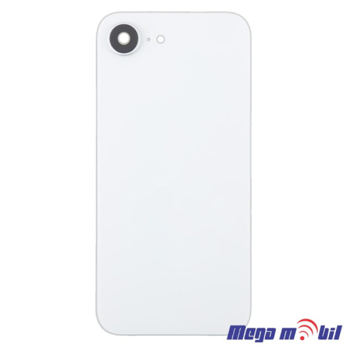 Zadno staklo iPhone 16e White so stakla za kamera 