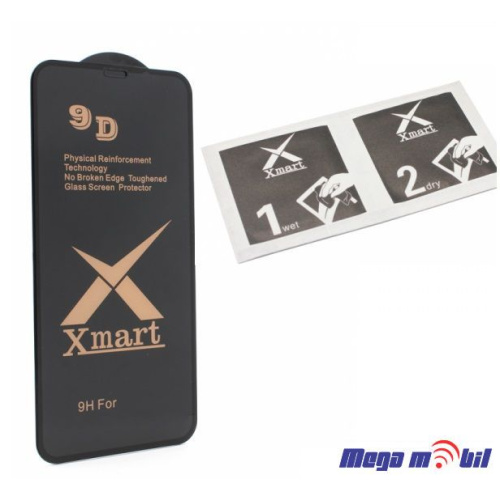 Tempered glass za iPhone 17 Pro Max X Mart 9D black