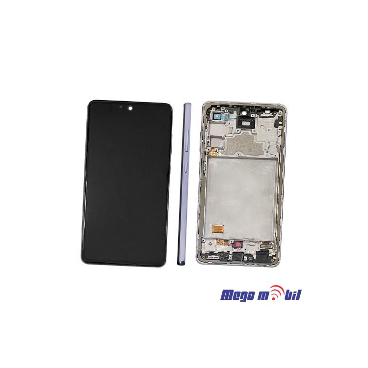 Ekran Samsung A725F/ A72 4G komplet Violet Full Org SH
