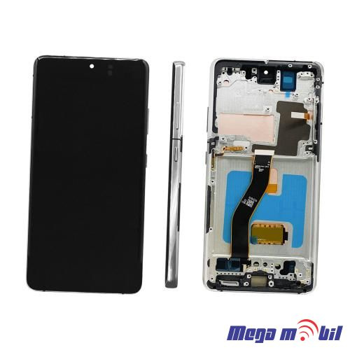 Ekran Samsung G998B S21 ultra komplet Silver full org repariran