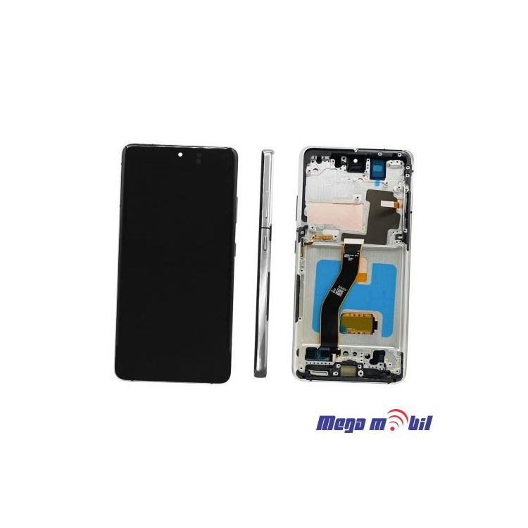 Ekran Samsung G998B S21 ultra komplet Silver full org repariran