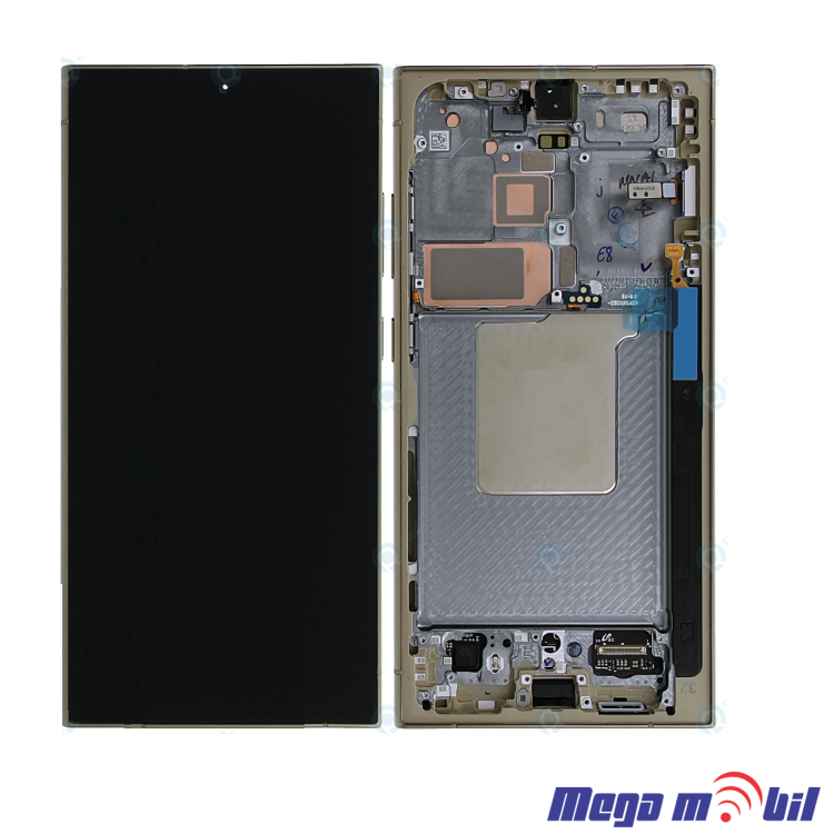 Ekran Samsung S928B S24 Ultra SO RAMKA Yellow full org