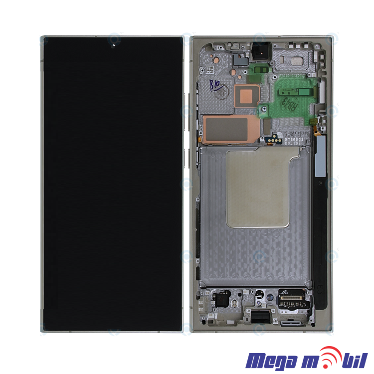 Ekran Samsung S928B S24 Ultra SO RAMKA Grey full org