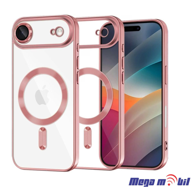 Futrola iPhone 17 Air Metal Brushed rose
