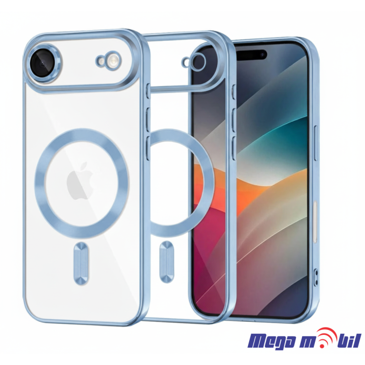 Futrola iPhone 17 Air Metal Brushed light blue