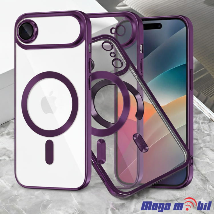 Futrola iPhone 17 Air Metal Brushed purple
