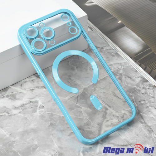 Futrola iPhone 17 Pro Max Metal Brushed light blue