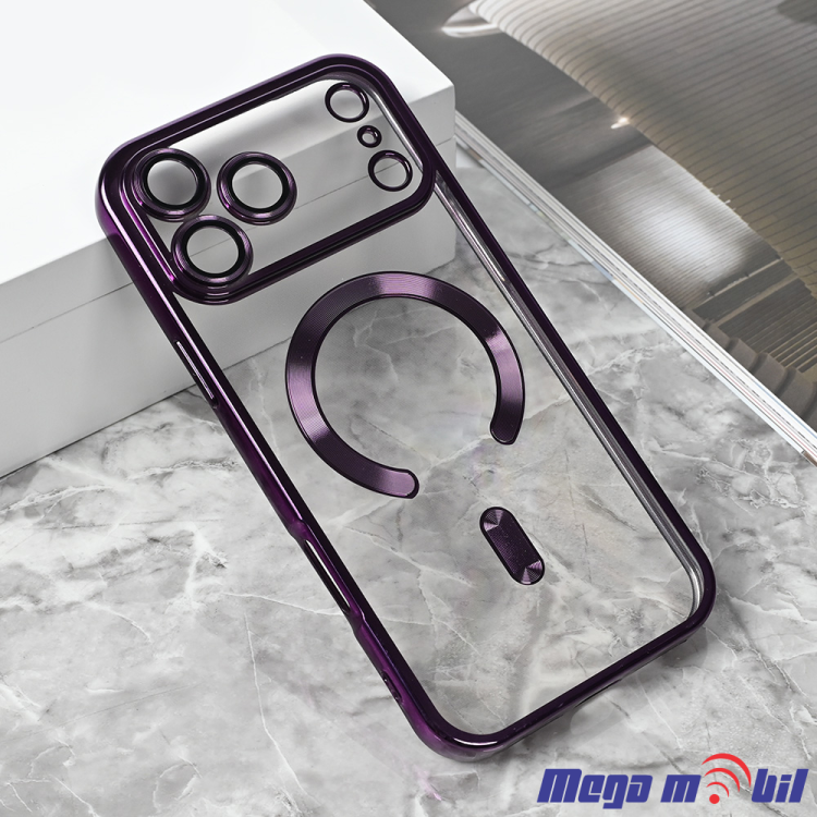 Futrola iPhone 17 Pro Max Metal Brushed purple