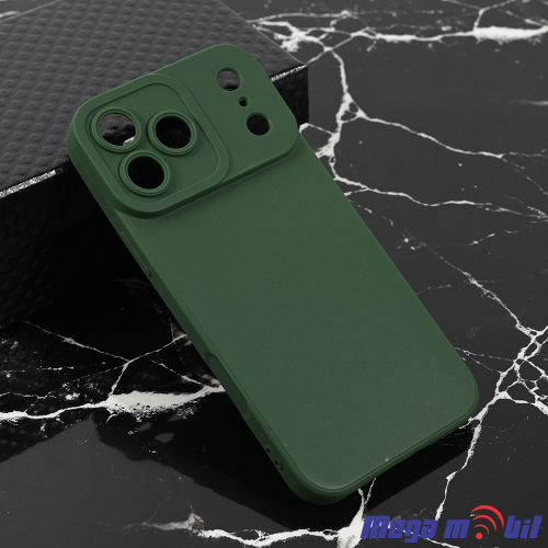 Futrola iPhone 17 Pro Pudding MAT dark green