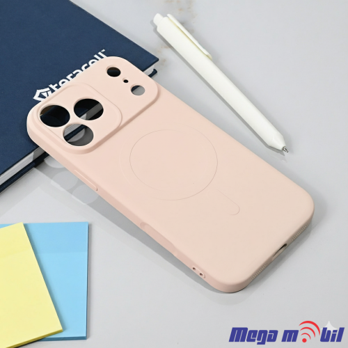 Futrola iPhone 17 Pro Max Pudding Magsafe pink
