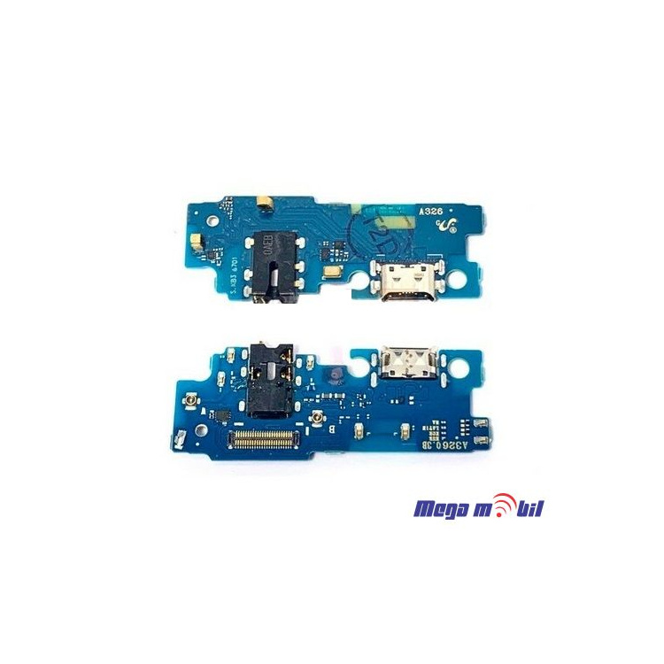 Konektor za polnenje Samsung A326B/ A32 5G komplet plocka full org