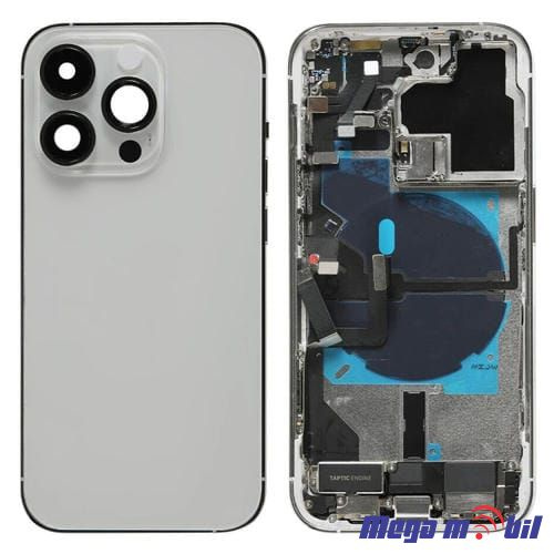 Maska A klasa iPhone 14 Pro silver so flet za volume i on/off 