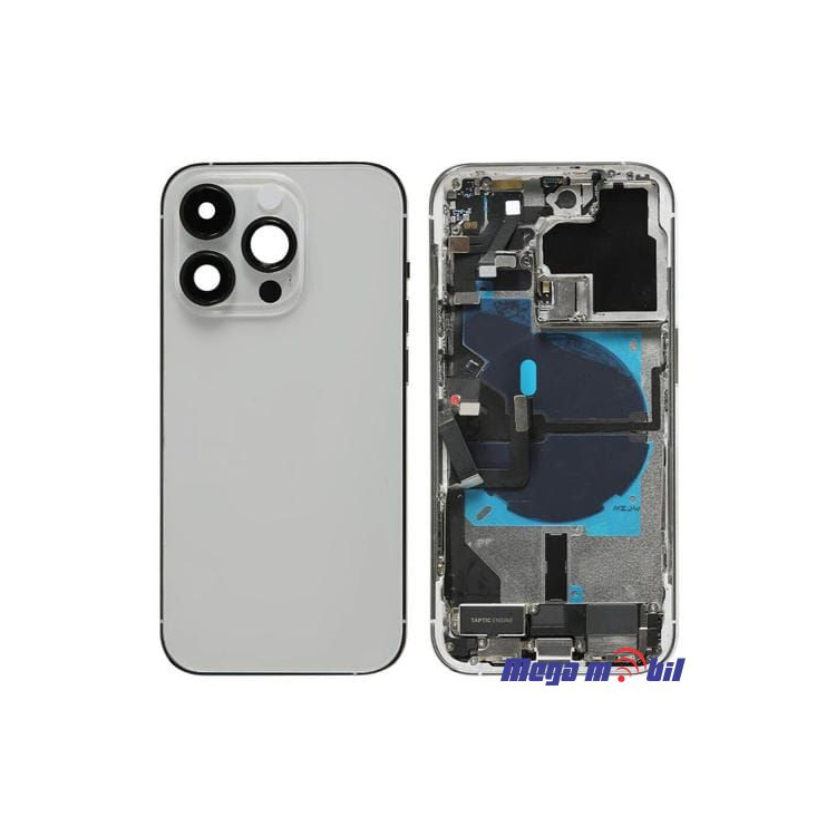 Maska A klasa iPhone 14 Pro silver so flet za volume i on/off 