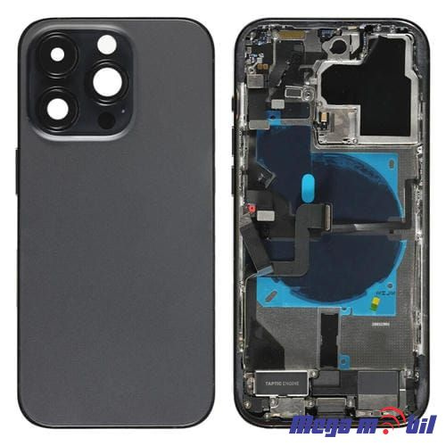 Maska A klasa iPhone 14 Pro Max black so flet za volume i on/off 