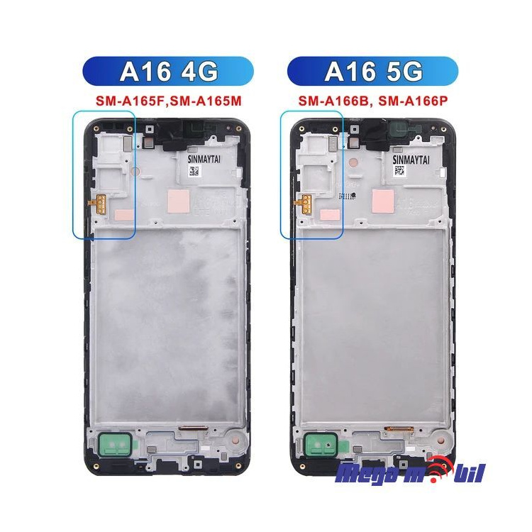 Ekran Samsung A166B/ A16 5G SO RAMKA OLED