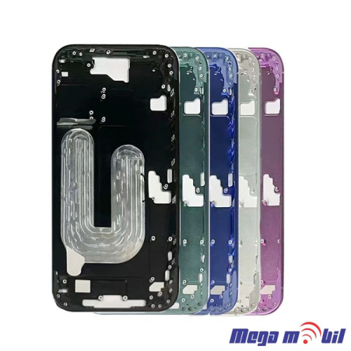 Maska sredisna iPhone 16 black so flet za volume i on/off 