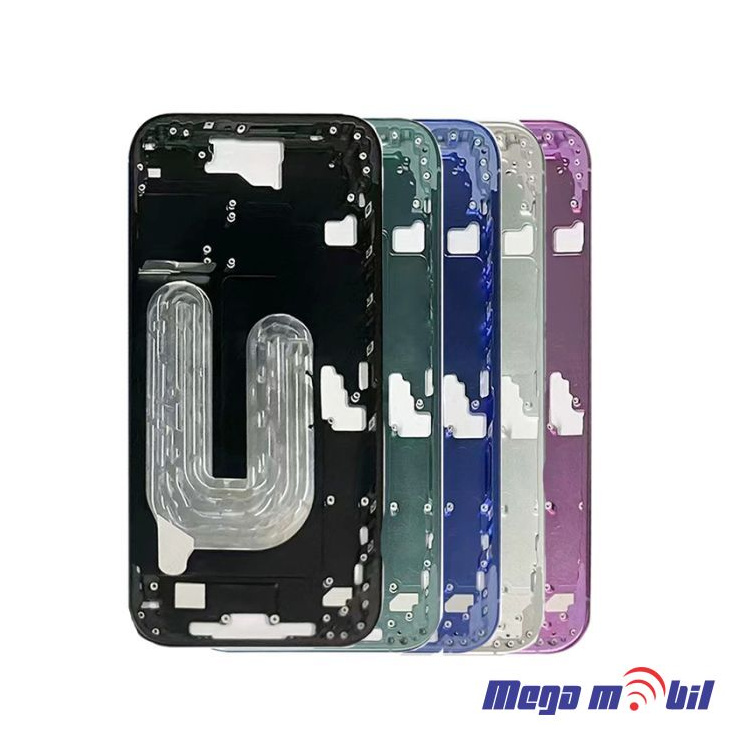 Maska sredisna iPhone 16 Plus blue so flet za volume i on/off 