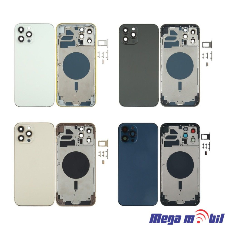 Maska sredisna iPhone 15 Pro black so flet za volume i on/off 