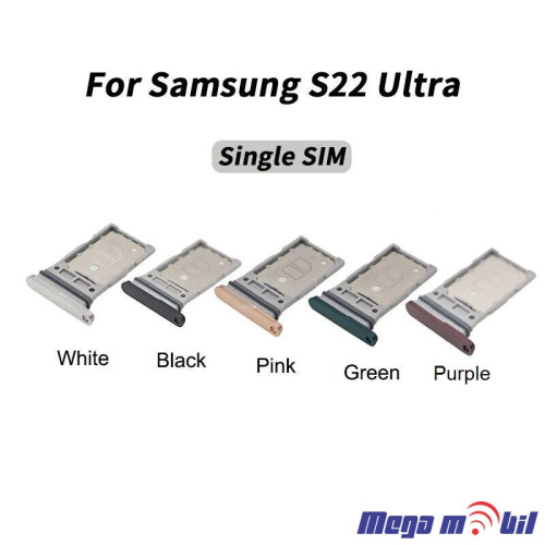 Drzac za Sim Samsung S901/ S22/ G906/ S22 Plus/ G908/ S22 Ultra white