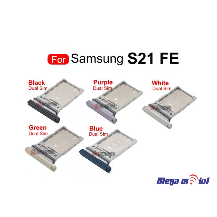 Drzac za Sim Samsung G990B/ S21 FE 5G olive