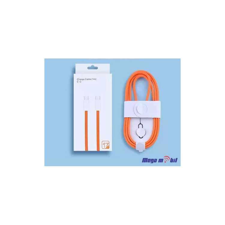 Data Kabel iPhone 17 PD 60W FAST orange