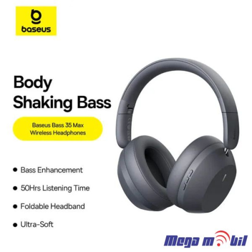 Slusalki Bluetooth Baseus Bass 35 Max