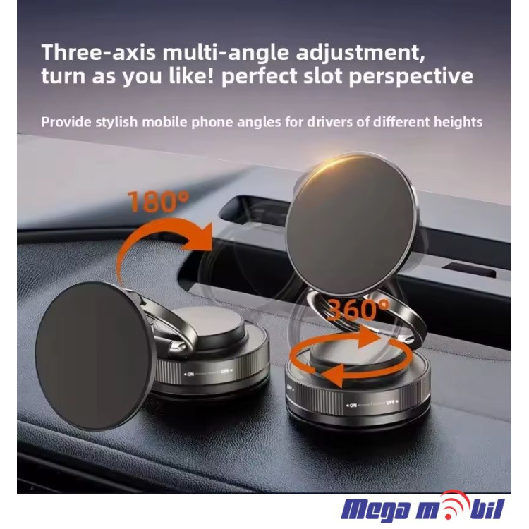 Drzac za vo kola Magnetic RING black