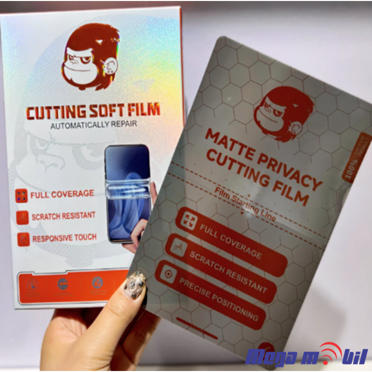 Hidrogel screen protector Kuvns Kong Matte Privacy 0.18mm 18 x 12 cm 10kom