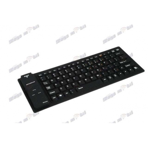 Tastatura za kompjuter silikonska Bluetooth Black.