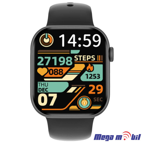 Smart Watch DT Watch X Square black