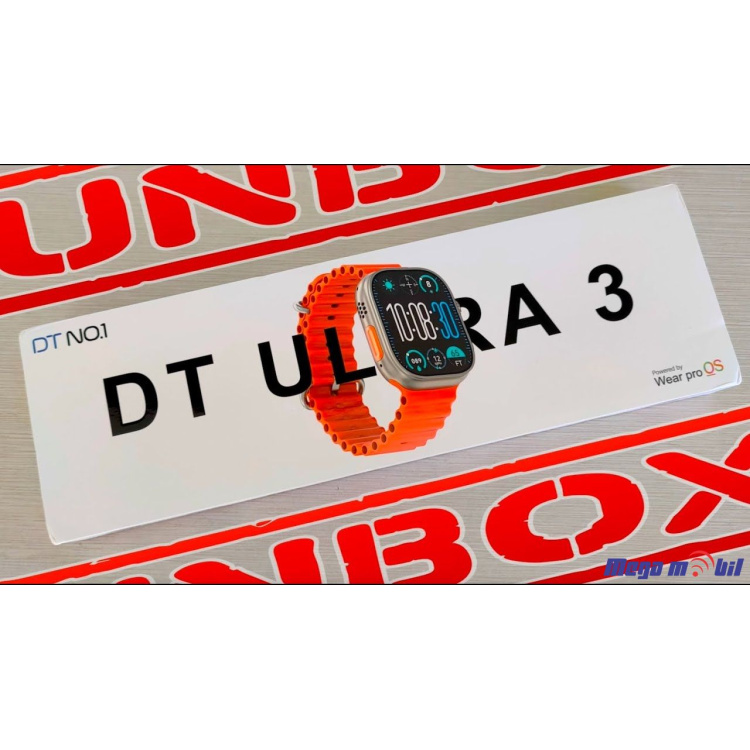 Smart Watch DT Ultra 3 grey/orange