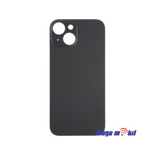 Zadno staklo iPhone 15 Plus Black Big Camera Hole.