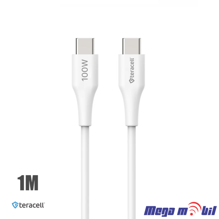 Data Kabel Type C PD Teracell Plus 100W 1m FAST white