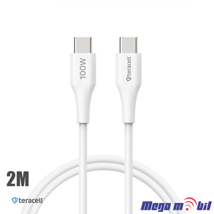 Data Kabel Type C PD Teracell Plus 100W 2m FAST white