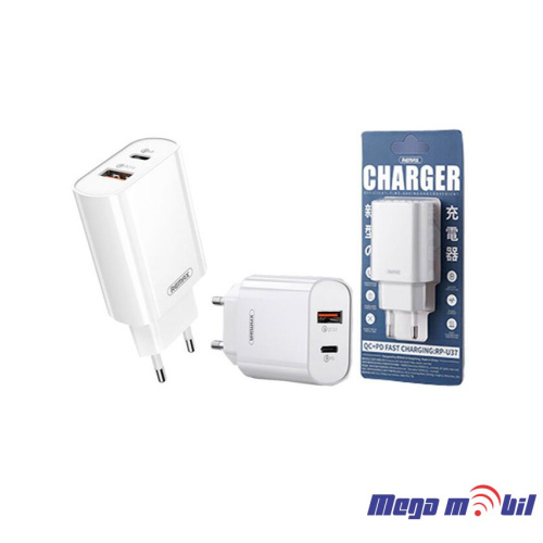 Polnac 220V REMAX Jane Series QC+PD 20W GaN RP-U37