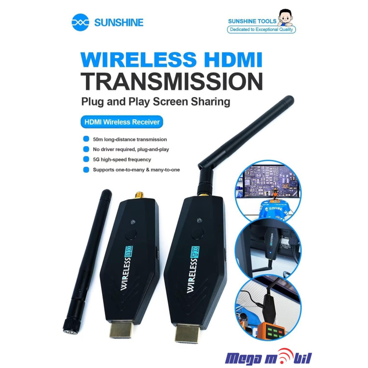 HDMI Wireless transceiver 50meters SUNSHINE