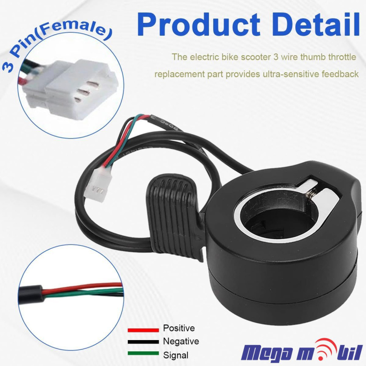 Racka za zabrzuvanje za trotinet (Cable 380mm) Tip3