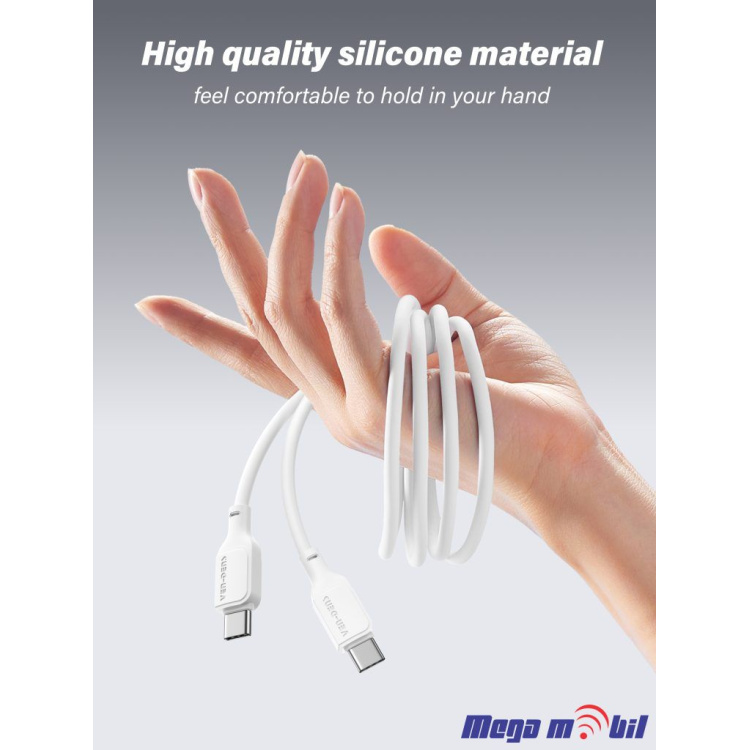 Data Kabel Type C VD-DC21C 1m FAST white